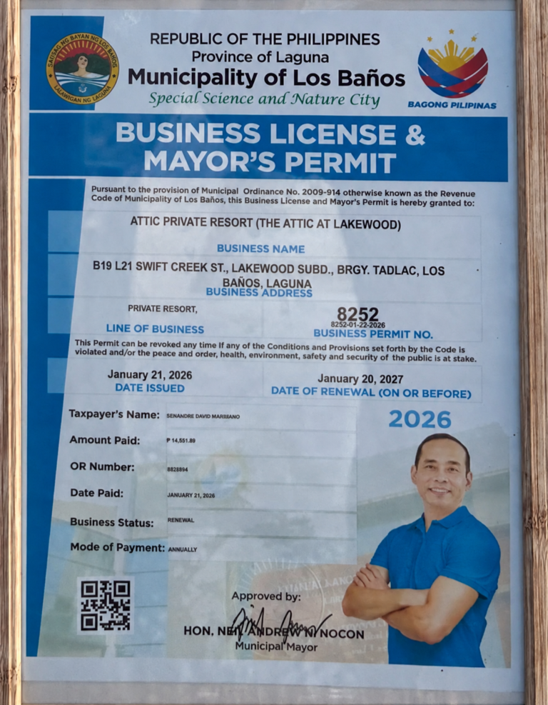 Attic Business License