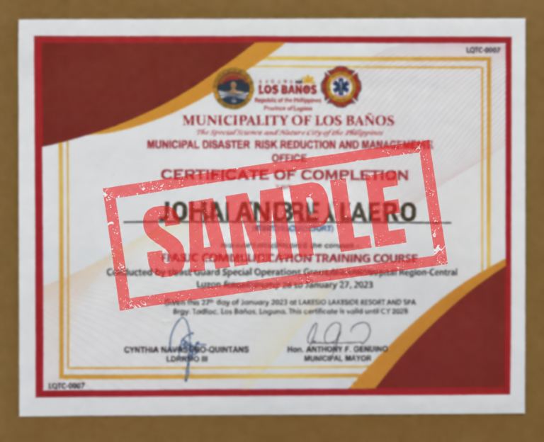 MDRRMO Permit